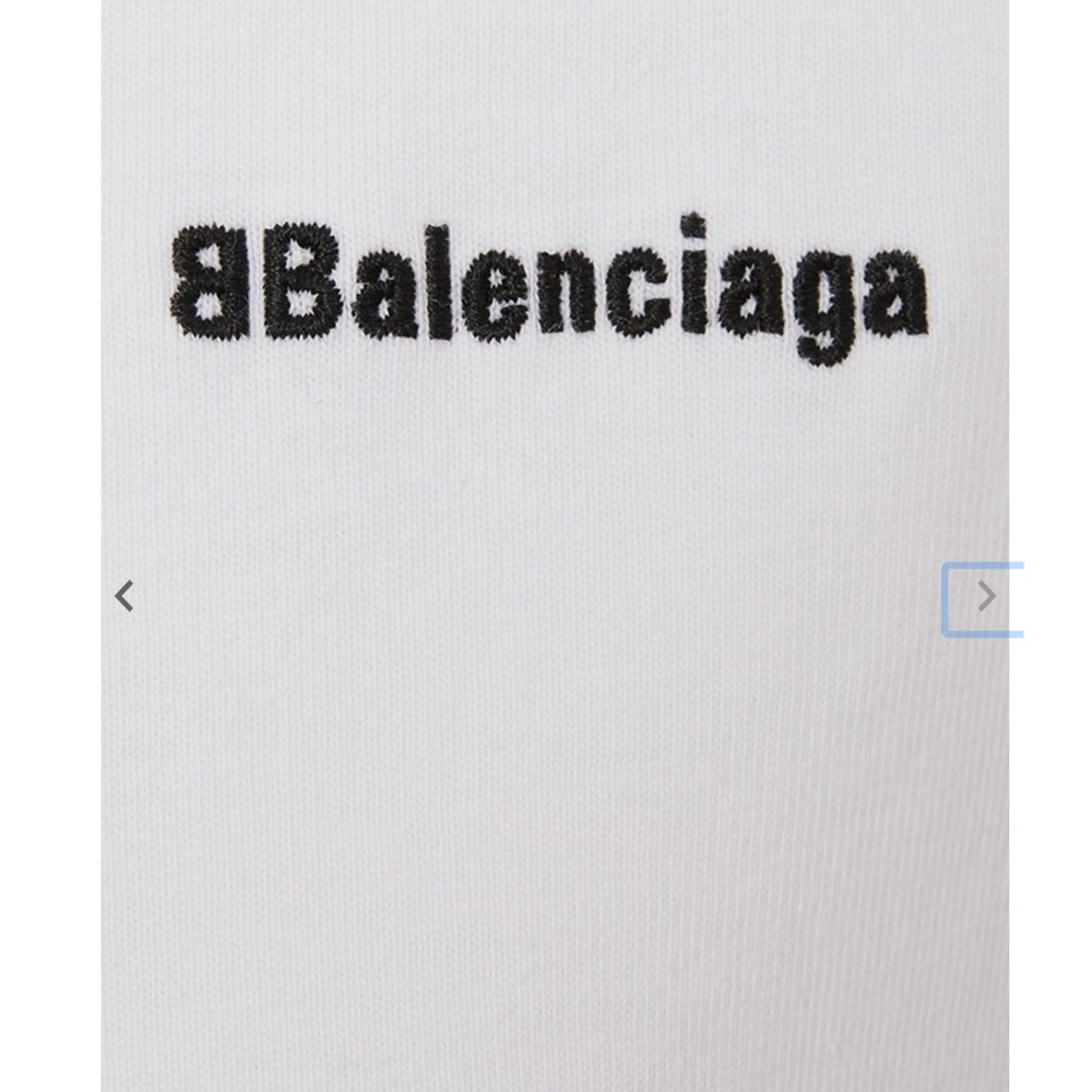 [NEW] BALENCIAGA BB CORP LOGO FITTED T-SHIRT - size S